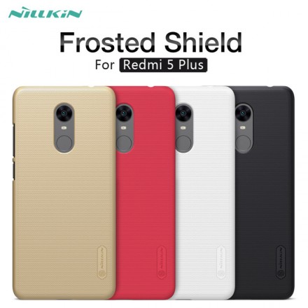 Пластиковая накладка Nillkin Super Frosted для Xiaomi Redmi 5 Plus (+ пленка на экран)