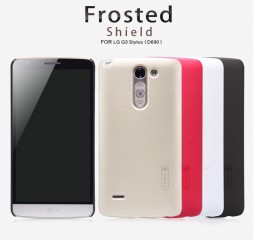 Пластиковая накладка Nillkin Super Frosted для LG G3 Stylus D690 (+ пленка на экран)
