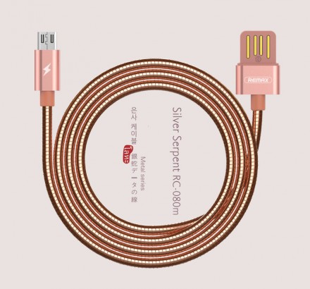 USB - MicroUSB кабель Remax Serpent (RC-080m)