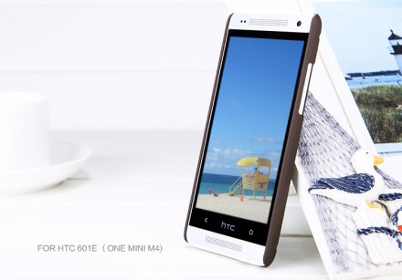 Пластиковая накладка Nillkin Super Frosted для HTC One mini (+ пленка на экран)