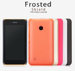 Пластиковая накладка Nillkin Super Frosted для Nokia Lumia 530 (+ пленка на экран)