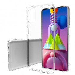 Ультратонкий ТПУ чехол Crystal для Samsung Galaxy M51 M515F (прозрачный)