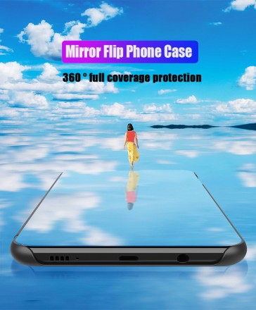 Чехол Mirror Clear View Case для Xiaomi Redmi Note 7