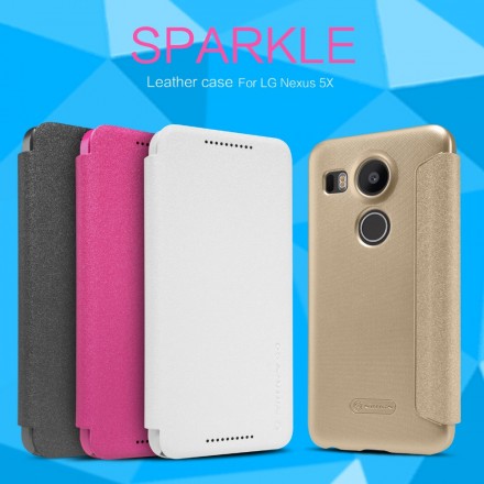 Чехол (книжка) Nillkin Sparkle для LG Nexus 5X