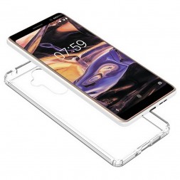 Ультратонкая ТПУ накладка Crystal для Nokia 7 Plus (прозрачная)