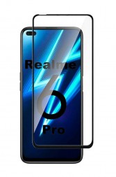 Защитное стекло Full Glue Frame для Realme 6 Pro