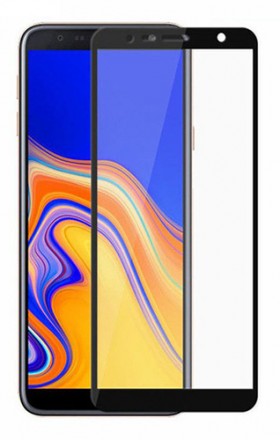 Защитное стекло c рамкой 3D+ Full-Screen для Samsung J415 Galaxy J4 Plus 2018