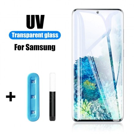 Защитное стекло 5D+ Full-Screen (на весь экран) для Samsung Galaxy S20 Ultra