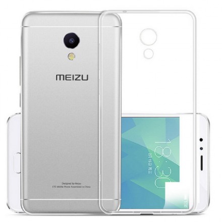 Ультратонкая ТПУ накладка Crystal для Meizu M5S (прозрачная)