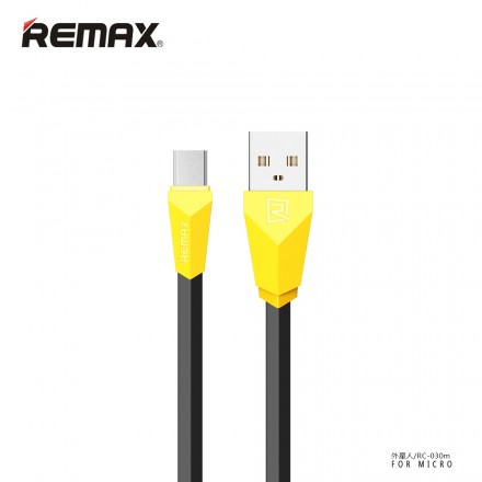 USB - MicroUSB кабель Remax Aliens (RC-30m)