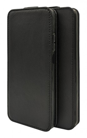 Чехол из натуральной кожи Estenvio Leather Flip на Sony Xperia M2 / M2 Aqua