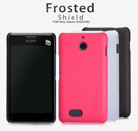 Пластиковая накладка Nillkin Super Frosted для Sony Xperia E1 (D2005) (+ пленка на экран)