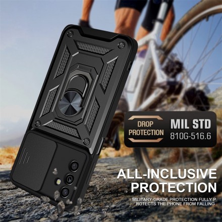 TPU+PC чехол Gate Ring Plaza (с защитой камеры) для Samsung Galaxy M35