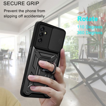 TPU+PC чехол Gate Ring Plaza (с защитой камеры) для Samsung Galaxy M35
