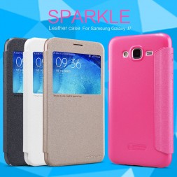 Чехол (книжка) Nillkin Sparkle для Samsung J700H Galaxy J7