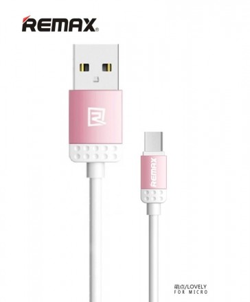 USB - MicroUSB кабель Remax Lovely (RC-010m)