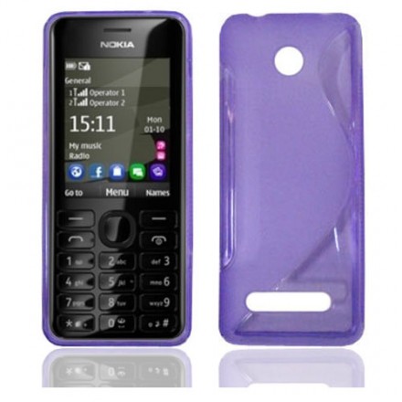 ТПУ накладка S-line для Nokia 206