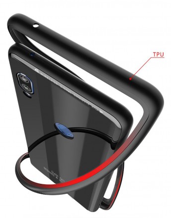 ТПУ накладка Glass для Huawei P20 Lite
