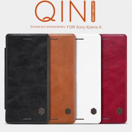Чехол (книжка) Nillkin Qin для Sony Xperia X