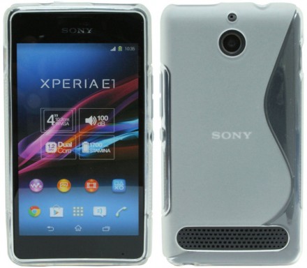 ТПУ накладка S-line для Sony Xperia E1 (D2005)