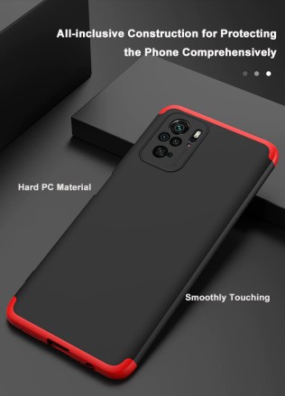 Пластиковый чехол Full Body 360 Degree для Xiaomi Redmi Note 10