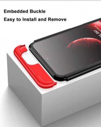 Пластиковый чехол Full Body 360 Degree для Xiaomi Redmi Note 10