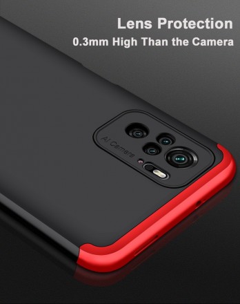 Пластиковый чехол Full Body 360 Degree для Xiaomi Redmi Note 10