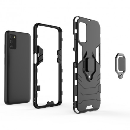 Чехол Strong Guard Ring для Samsung Galaxy A03s (c подставкой)