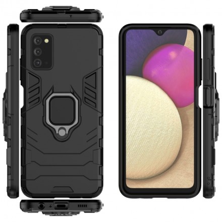 Чехол Strong Guard Ring для Samsung Galaxy A03s (c подставкой)