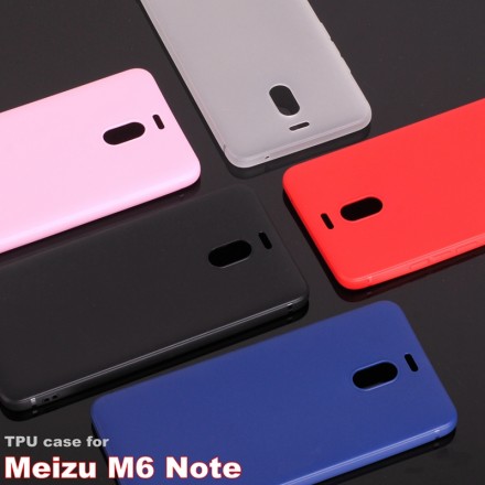 Матовая ТПУ накладка для Meizu M6 Note
