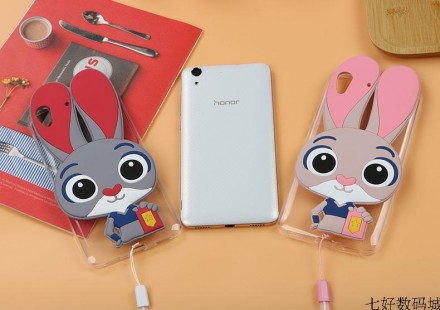ТПУ накладка Зверополис Rabbit для Huawei Y6 II