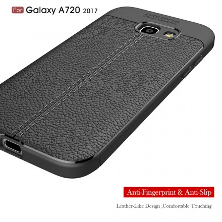 ТПУ накладка Skin Texture для Samsung A720F Galaxy A7 (2017)