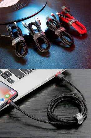 USB - Lightning кабель Baseus Cafule ( 1 M, 2.4A)