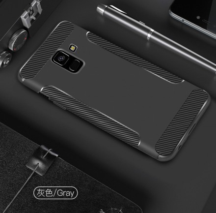 ТПУ накладка Strips Texture для Samsung Galaxy J8 Plus 2018