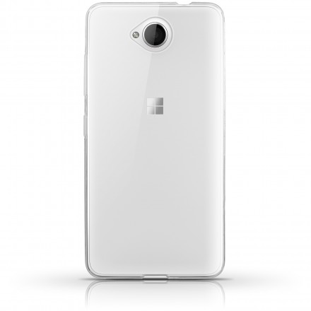 Ультратонкая ТПУ накладка Crystal для Microsoft Lumia 650 (прозрачная)