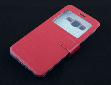 Чехол (книжка) BookCover with Window для Samsung A320F Galaxy A3 (2017)