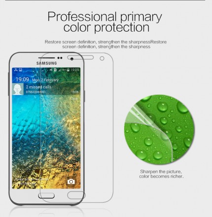 Защитная пленка на экран Samsung E500H Galaxy E5 Nillkin Crystal