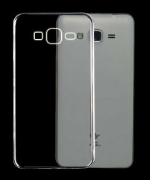 Ультратонкая ТПУ накладка Crystal для Samsung G530H Galaxy Grand Prime (прозрачная)