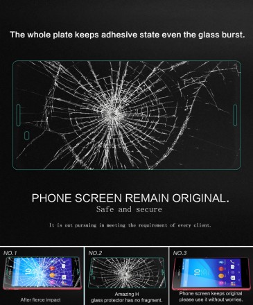 Защитное стекло Nillkin Anti-Explosion (H) для Sony Xperia M4 Aqua