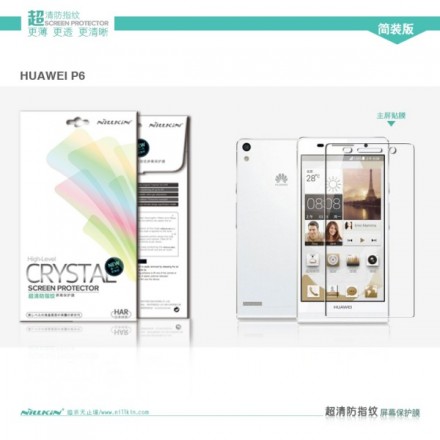 Защитная пленка на экран Huawei Ascend P6 Nillkin Crystal