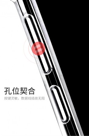 ТПУ накладка X-Level Antislip Series для Huawei Y7 Prime 2018 (прозрачная)