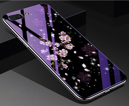 ТПУ накладка Violet Glass для iPhone SE (2020)