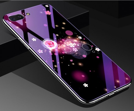 ТПУ накладка Violet Glass для iPhone SE (2020)