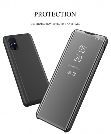 Чехол Mirror Clear View Case для Samsung Galaxy M31s M317F