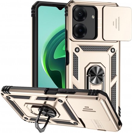 TPU+PC чехол Gate Ring Plaza (с защитой камеры) для Xiaomi Poco C65