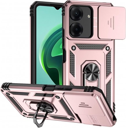 TPU+PC чехол Gate Ring Plaza (с защитой камеры) для Xiaomi Poco C65