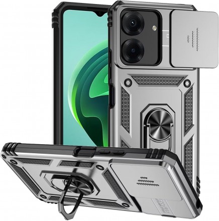 TPU+PC чехол Gate Ring Plaza (с защитой камеры) для Xiaomi Poco C65