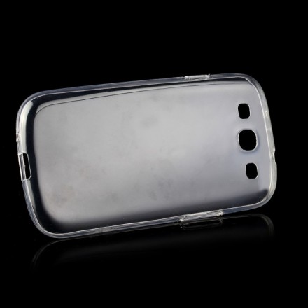 Ультратонкая ТПУ накладка Crystal для Samsung i9300 Galaxy S3 (прозрачная)
