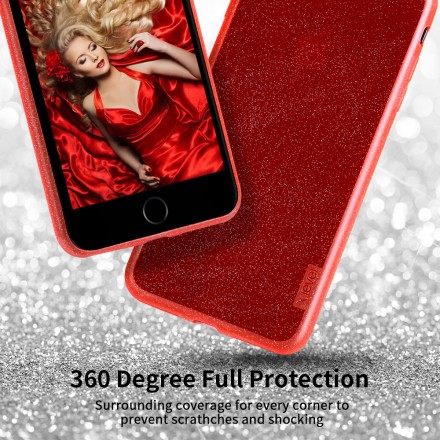 ТПУ накладка X-level Snow Crystal Series для iPhone SE (2020)