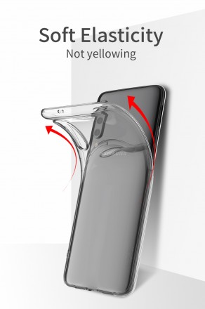 ТПУ чехол накладка X-Level Antislip Series для Samsung Galaxy A50s A507F (прозрачный)